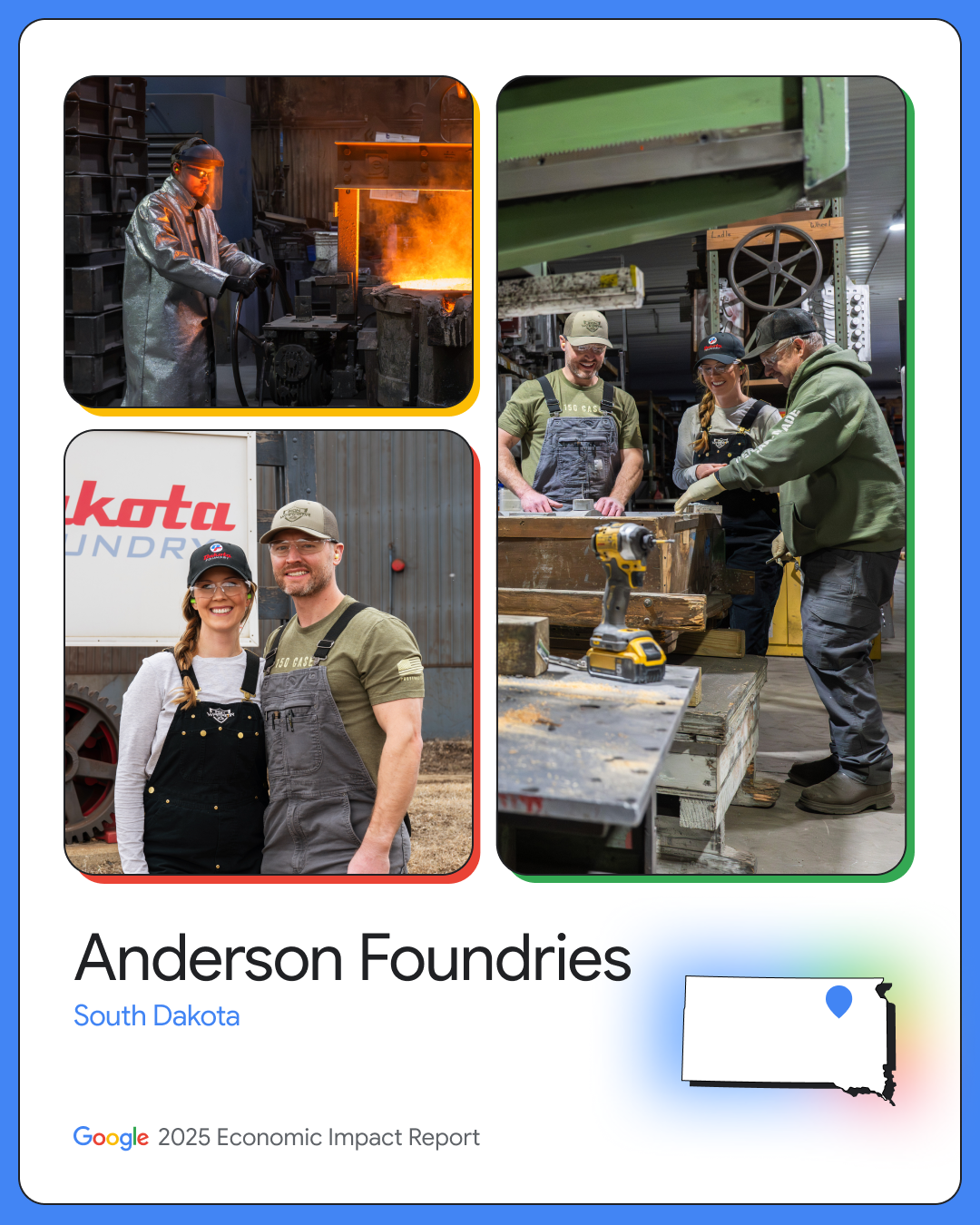 Anderson Foundries featured in Google Economic Impact report